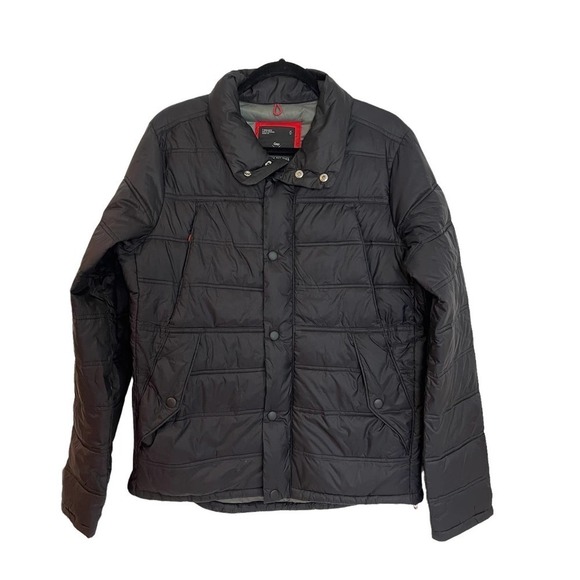 GAP Core Global Puffer Jacket True Black Women's Small - Picture 1 of 13